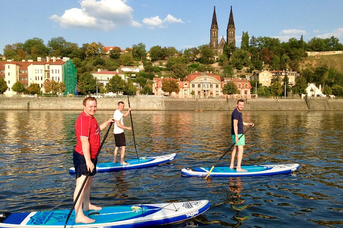 Stand-Up Paddleboarding on the Vltava River in Prague - The Best Views: Prague Castle and Charles Bridge