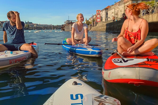 Stand-Up Paddleboarding on the Vltava River in Prague - History Told While You Move