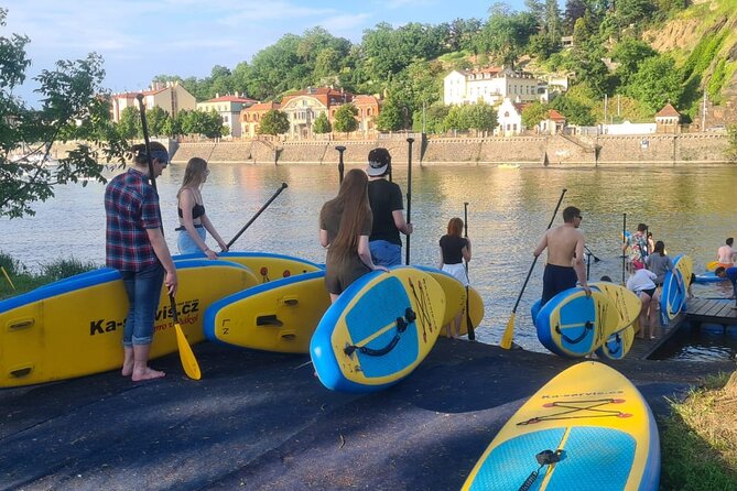 SUP - Paddleboard: Tour in the Centre of Prague - The optional 8-meter cliff jump