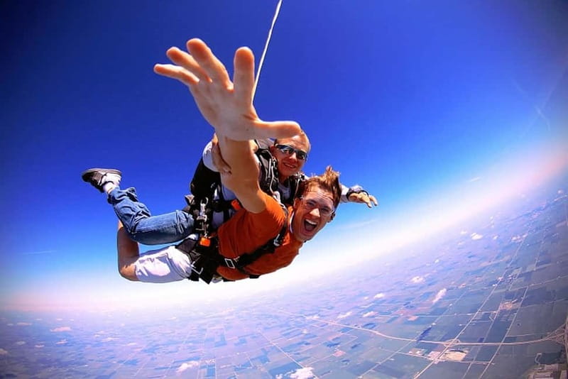 Tandem Skydiving Adventure in Prague - Six quiet minutes beneath the parachute