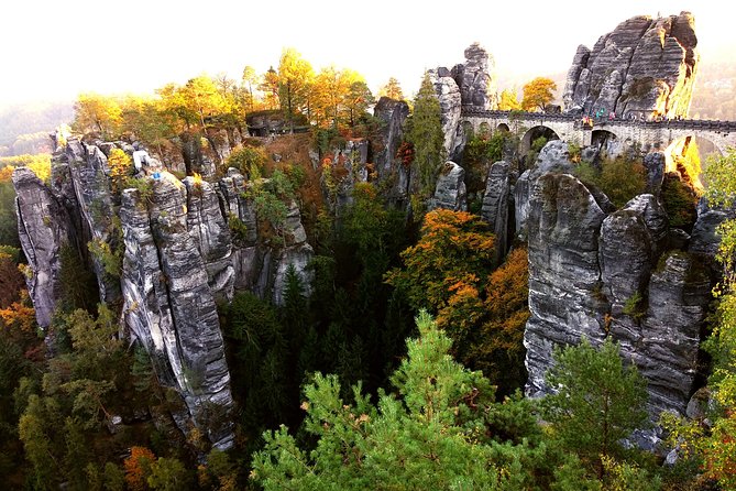 Terezin & Bohemian Switzerland from Prague: Bastei, Narnia & Café - Lunch in a Victorian-era railway setting