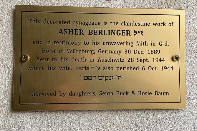 Terezin In-Depth Holocaust Tour From Prague's Center (max 7 pax) - The Hidden Synagogue and religious life under imprisonment