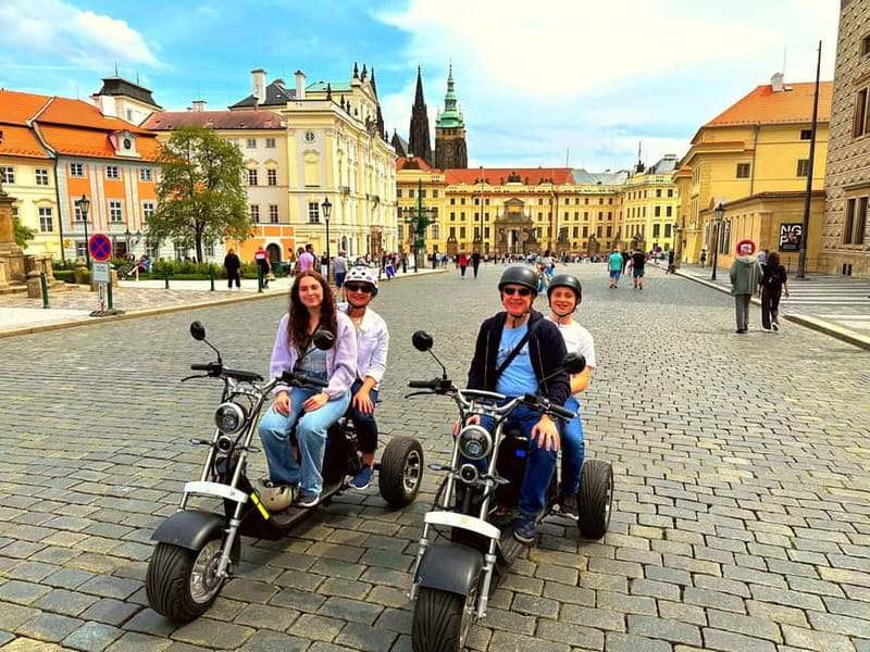 The best Trike Bike Prague city tour - Starting near Maltézské náměstí