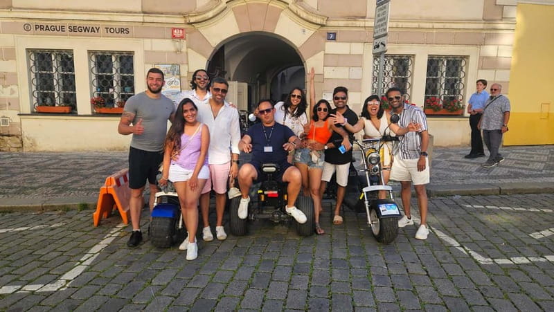 The best Trike Bike Prague city tour - Little Venice and the Vltava river sides