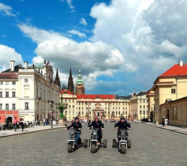 The best Trike Bike Prague city tour - John Lennon Wall and Kampa Island