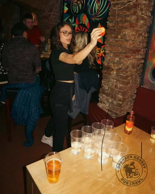 Ultimate Unlimited Beer Pong with Czech Beer - Custom Tables and the Bar Atmosphere