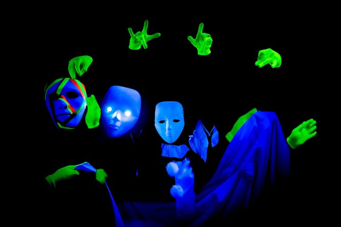 Underground Black Light Theatre Interactive Show in Prague - What the 8:30 pm timing means for your evening