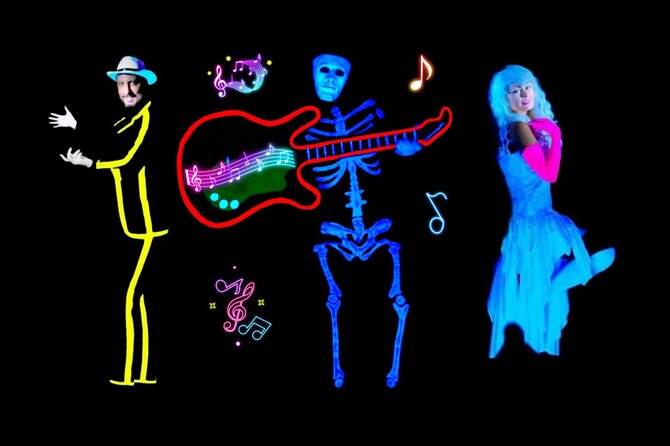 Underground Black Light Theatre Interactive Show in Prague - The comfort question: hard seats and a small room