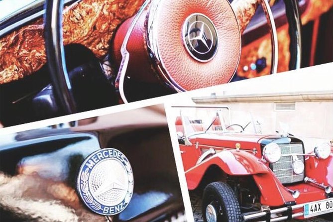 Vintage Cars Prague - Grand City Tour 150min / 1-6 pers. 2,5hrs - What the open-top car feels like in real use
