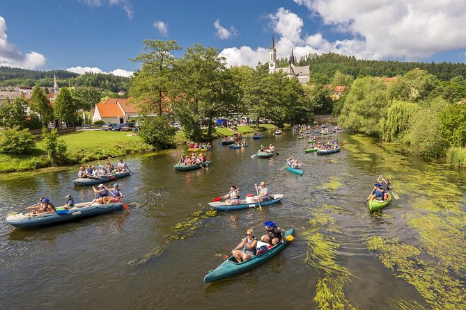 Vltava River Rafting - Visiting Prague, Cesky Krumlov - From Prague streets to the Vltava River