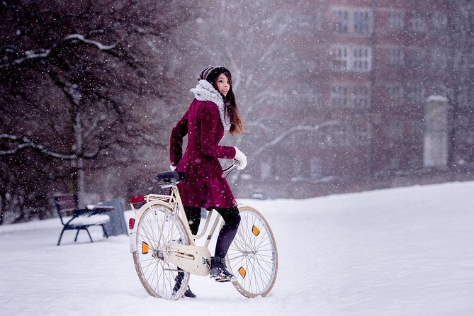 Winter Ride on eBike in Prague - Starting beside St. Nicholas Church in Malá Strana