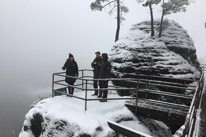 Winterland Tour to Bohemian and Saxon Switzerland from Prague - Tisá Rocks, the Narnia setting